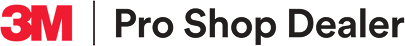 3M Pro Shop Dealer logo featuring the bold red 3M emblem next to black text reading "Pro Shop Dealer."